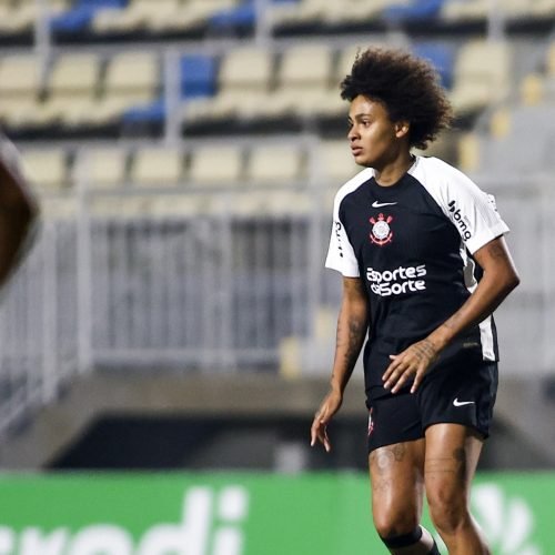 Partida entre Corinthians x São Paulo, realizado esta noite no Estádio Gabriel Marques da Silva, jogo válido pelo Campeonato Paulista Feminino - 2025. Santana de Parnaíba / SP / Brasil - 22/06/2025. Foto: ©Rodrigo Gazzanel / Ag. Corinthians