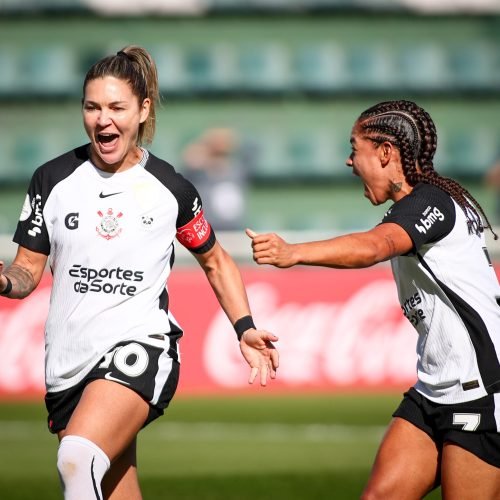 Partida entre Corinthians x Independente Del Valle, realizado esta tarde no Estádio Florencio Sola, jogo válido pela Conmebol Libertadores Feminina 2025. Buenos Aires / Argentina - 02/10/2025. Foto: ©Rodrigo Gazzanel / Ag. Corinthians