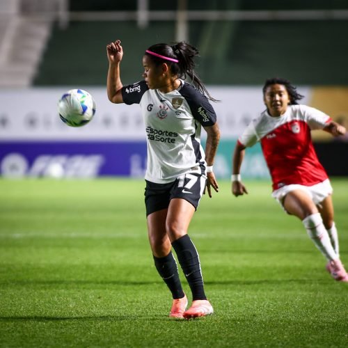 Partida entre Santa Fe x Corinthians, realizado esta noite no Estádio Florencio Sola, jogo válido pela Conmebol Libertadores Feminina 2025. Buenos Aires / Argentina - 08/10/2025. Foto: ©Rodrigo Gazzanel / Ag. Corinthians